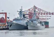 පාකිස්තාන යුද නෞකා දෙකක් කොළඹ වරායට