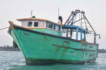 අනවසරෙන් ශ්රී ලංකා මුහුදු සීමාවට ඇතුළු වූ ඉන්දීය ධීවරයින් 4ක් අත්අඩංගුවට