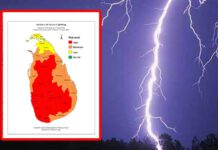 ප්රබල අකුණු පිළිබඳ අවවාදාත්මක නිවේදනයක්