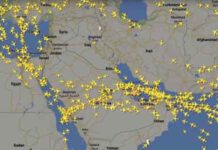 ඉරානය සිය ගුවන් අවකාශය කොටස් ලෙස විවෘත කරයි