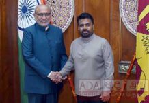 ඉන්දීය උප ජනපති රාධක්රිෂ්ණන්, ජනපති අනුරව හමුවෙයි