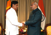 විපක්ෂ නායක සජිත් සහ ඉන්දීය උප ජනාධිපති සී. පී. රාධක්රිෂ්ණන් මහතා හමුවෙයි!