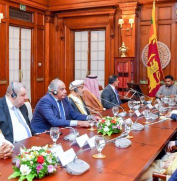 ශ්රී ලංකාවේ අරාබි තානාපතිවරුන්ගේ කවුන්සිලය සහ ජනපති අතර හමුවක්