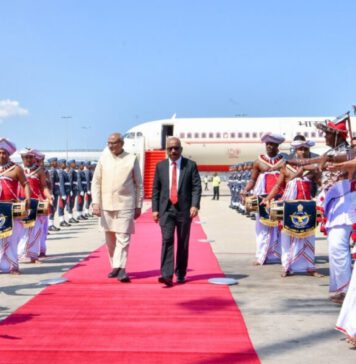 දෙදින නිල සංචාරයකට ඉන්දීය උප ජනාධිපති දිවයිනට