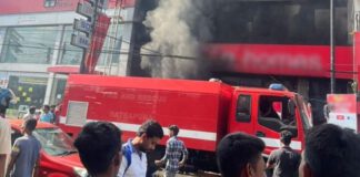 රත්නපුර පොලේ කඩ කාමර 90කට පමණ ගින්නෙන් හානි